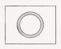 Antique print of Japanese, circle flag symbol illustration. Public domain image from our own original 1884 edition of The Ornamental Arts Of Japan. Digitally enhanced by rawpixel.