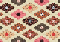 Vintage pattern background. Remixed by rawpixel.