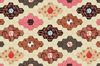 Vintage pattern background. Remixed by rawpixel.