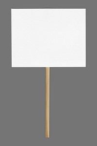 Placard sign collage element. Remixed by rawpixel. 