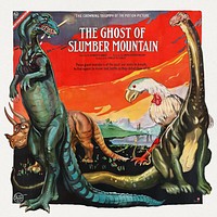 The Ghost of Slumber Mountain poster (1918) chromolithograph art by World Film. Original public domain image from Wikimedia Commons. Digitally enhanced by rawpixel.