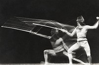 Fencer (1906) photographed by Georges Demeny. Original public domain image from The MET Museum. Digitally enhanced by rawpixel.