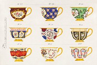 Porcelain Designs (1825–50). Original public domain image from The MET Museum. Digitally enhanced by rawpixel.