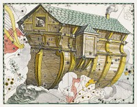 Noah's Ark (1627) vintage celestial atlas illustration by Julius Schiller. Original public domain image from The Minneapolis Institute of Art. Digitally enhanced by rawpixel.