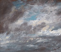 Cloud Study (1821) vintage painting by John Constable. Original public domain image from The Yale University Art Gallery. Digitally enhanced by rawpixel.