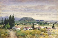 In Mexico (1918) vintage painting by William Henry Holmes. Original public domain image from The Smithsonian Institution. Digitally enhanced by rawpixel.