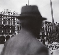 Untitled (blurry man in plaza).  Original public domain image from Saint Louis Art Museum. Digitally enhanced by rawpixel.