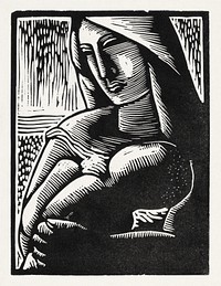 Mother by Mikulas Galanda. Original public domain image from Web umenia. Digitally enhanced by rawpixel.