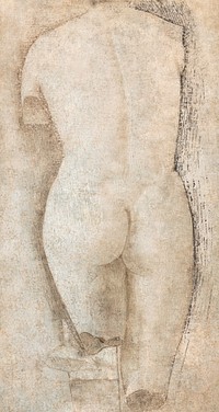 Sketch of Classical Sculpture of the Venus Pudica Type (1475) illustration by Benozzo Gozzoli. Original public domain image from The Smithsonian Institution. Digitally enhanced by rawpixel.