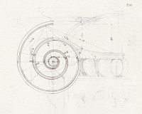 Architectural Drawing (1802-1804) by Sir Robert Smirke the younger. Original public domain image from Yale Center for British Art. Digitally enhanced by rawpixel.