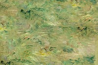 Abstract green impressionism art background. Remixed by rawpixel. 