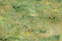 Abstract green impressionism art background. Remixed by rawpixel.
