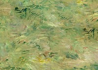 Abstract green impressionism art background. Remixed by rawpixel.