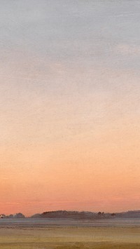 Abstract dusk landscape mobile wallpaper. Remixed by rawpixel. 