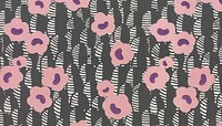 Vintage pink flower pattern background. Remixed by rawpixel.