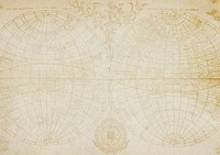 Vintage world map background. Remixed by rawpixel.