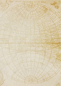 Vintage world map background. Remixed by rawpixel.