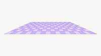 Purple checkered pattern shape