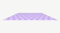 Purple checkered pattern shape psd