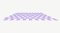 Purple checkered pattern shape psd