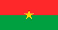 Burkinabe flag, national symbol image