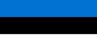 Estonian flag, national symbol image