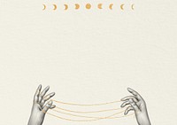 String game illustration, spiritual background