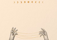 String game illustration, spiritual background