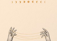 String game illustration, spiritual background