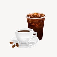 Cafe coffee, aesthetic design resource