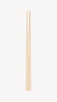 Disposable chopsticks, eco-friendly product illustration vector