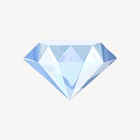 Blue diamond collage element