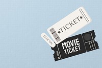 Movie tickets, date night illustration