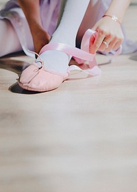 Ballerina aesthetic border background