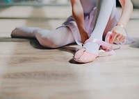 Ballerina aesthetic border background