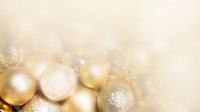 Gold balloons border HD wallpaper, New Year celebration