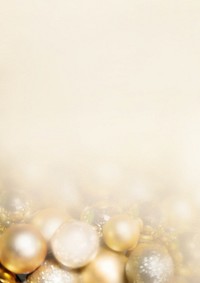 Gold balloons border background, New Year celebration