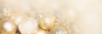 Gold balloons border background, New Year celebration