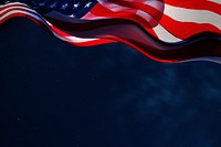 American flag border background