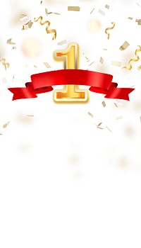 Number 1 prize iPhone wallpaper, award image
