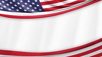 American flag border HD wallpaper