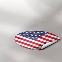 American flag sticker background