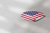 American flag sticker background