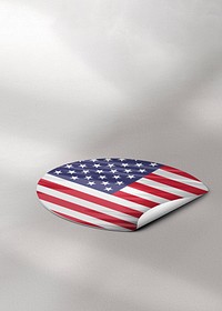 American flag sticker background