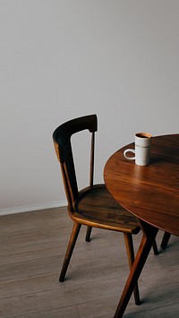 Coffee shop table iPhone wallpaper
