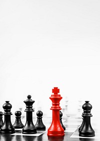 Aesthetic chess board background