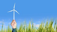 Wind power background