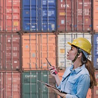 Dock worker, logistics background