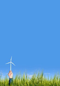 Wind turbine background