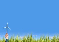 Wind turbine background